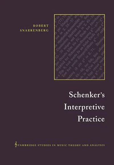 Schenker's Interpretive Practice