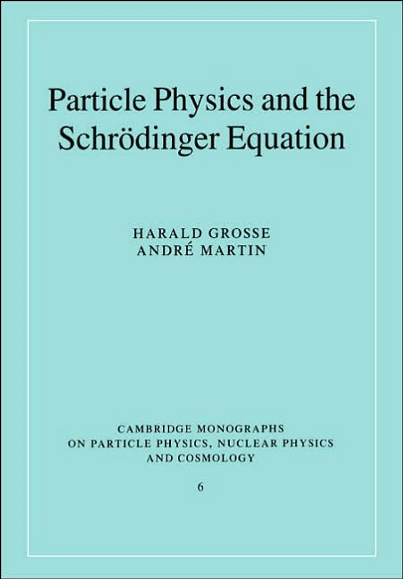 Particle Physics and the Schrödinger Equation
