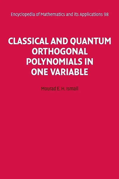 Classical and Quantum Orthogonal Polynomials in One Variable