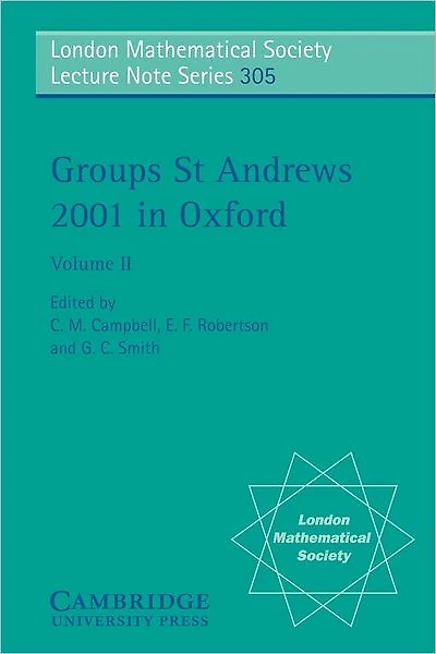 Groups St Andrews 2001 in Oxford: Volume 2