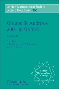Groups St Andrews 2001 in Oxford: Volume 2