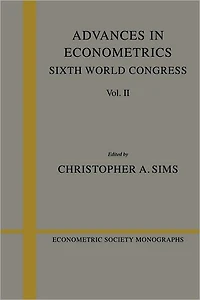Advances Econometrics: Volume 2: Sixth World Congress