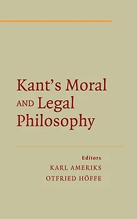 Kant's Moral and Legal Philosophy