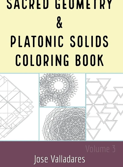 Sacred Geometry & Platonic Solids Coloring Book