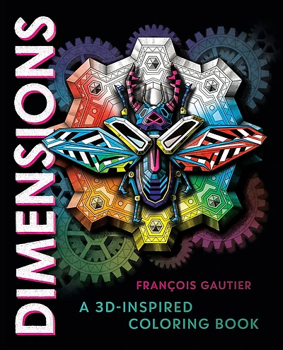 Dimensions: A 3D-Inspired Coloring Book
