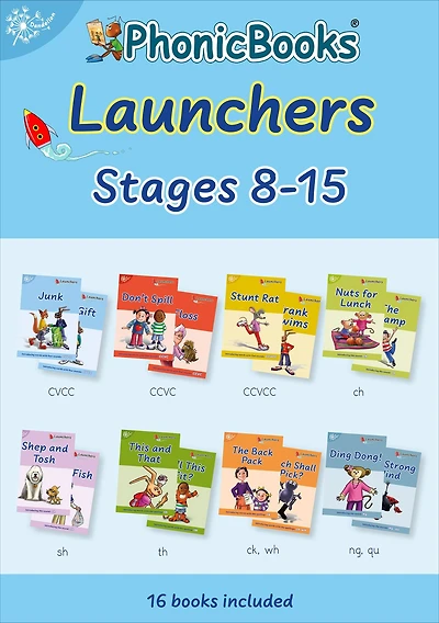 Phonic Books Dandelion Launchers Stages 8-15 Junk (Words with Four Sounds CVCC): Decodable for Beginner Readers Words CVCC
