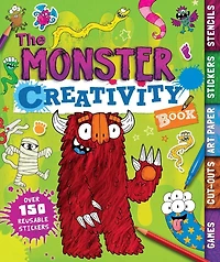 The Monster Creativity Book: Games, Cut-Outs, Art Paper, Stickers, and Stencils