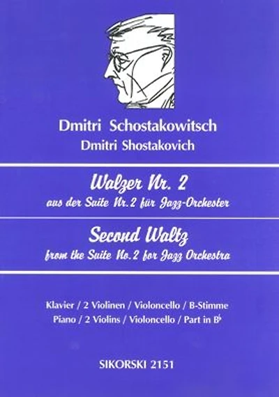 Second Waltz (from Jazz Suite No. 2): Violin, Cello, Clarinet