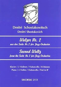 Second Waltz (from Jazz Suite No. 2): Violin, Cello, Clarinet