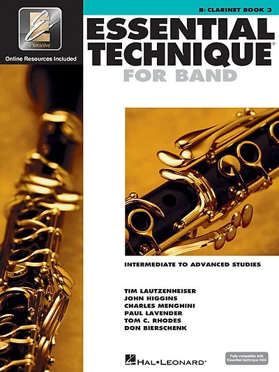 Essential Technique for Band with EEi - Intermediate to Advanced Studies: Bb Clarinet (Book/Online Media)