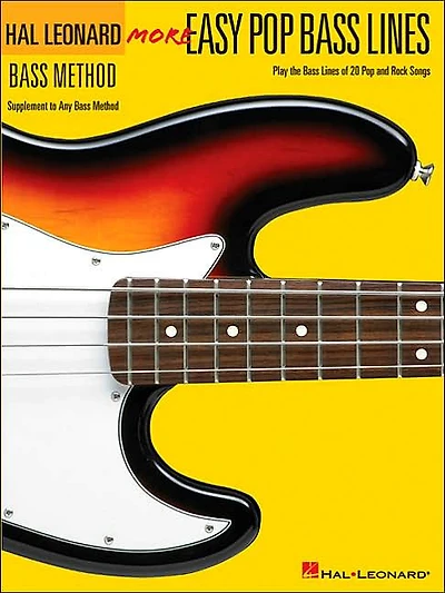 More Easy Pop Bass Lines: Supplemental Songbook to Book 2 of the Hal Leonard Bass Method