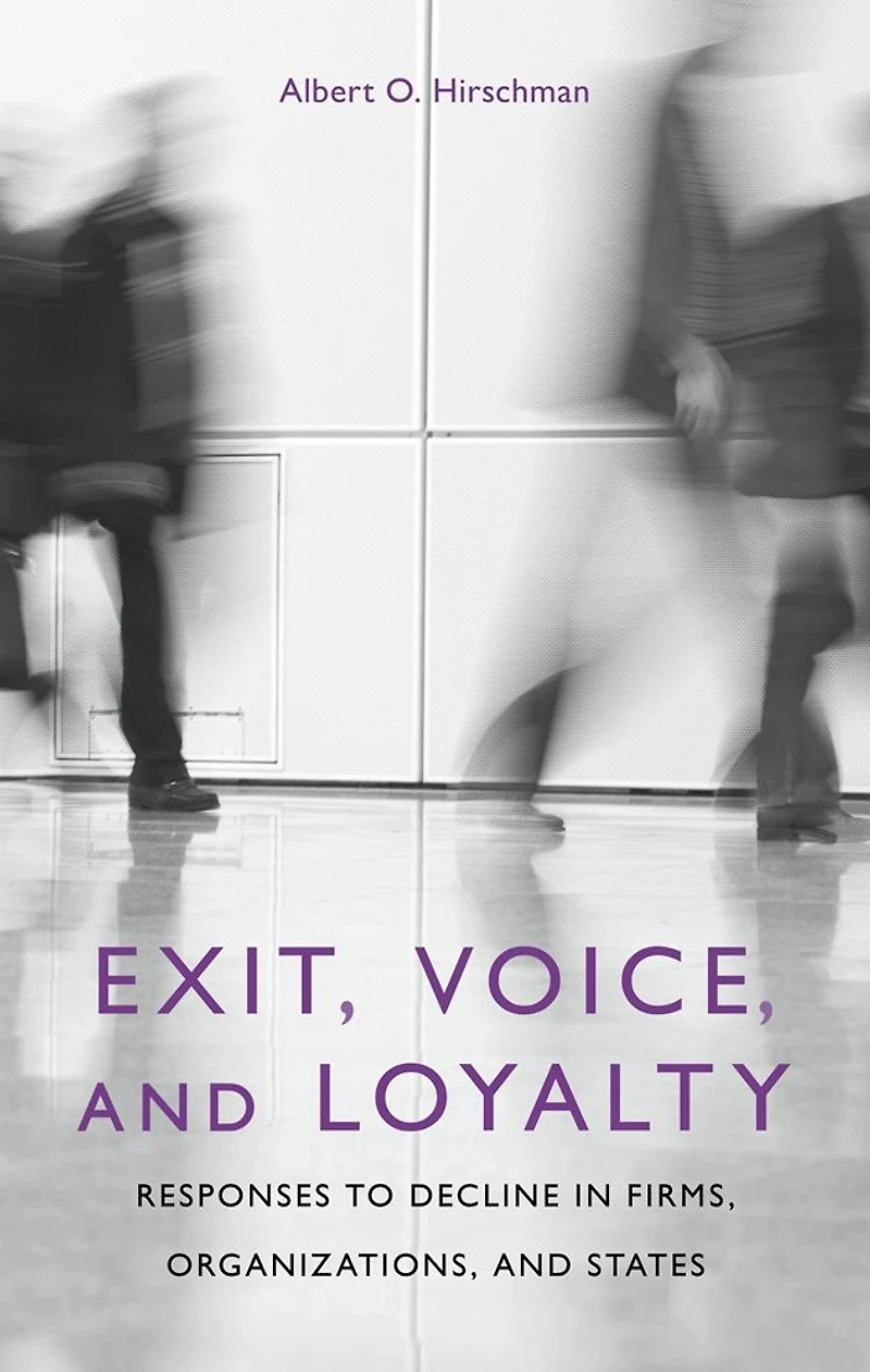 Exit, Voice, and Loyalty: Responses to Decline Firms, Organizations, States