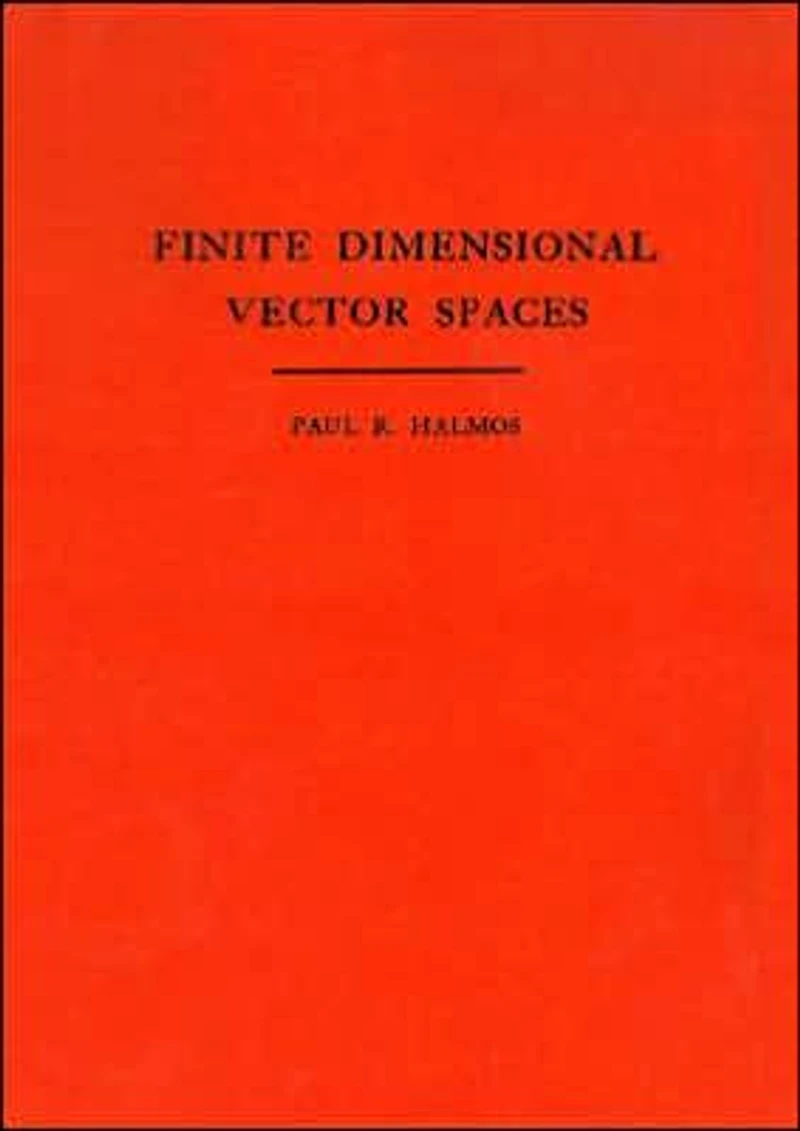 Finite-Dimensional Vector Spaces