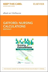 Nursing Calculations E-Book: Nursing Calculations E-Book