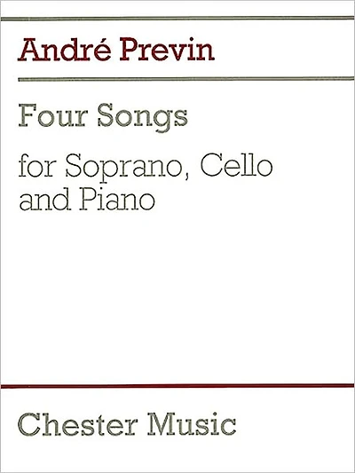 4 Songs: for Soprano, Cello & Piano