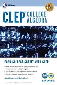 CLEP® College Algebra Book + Online