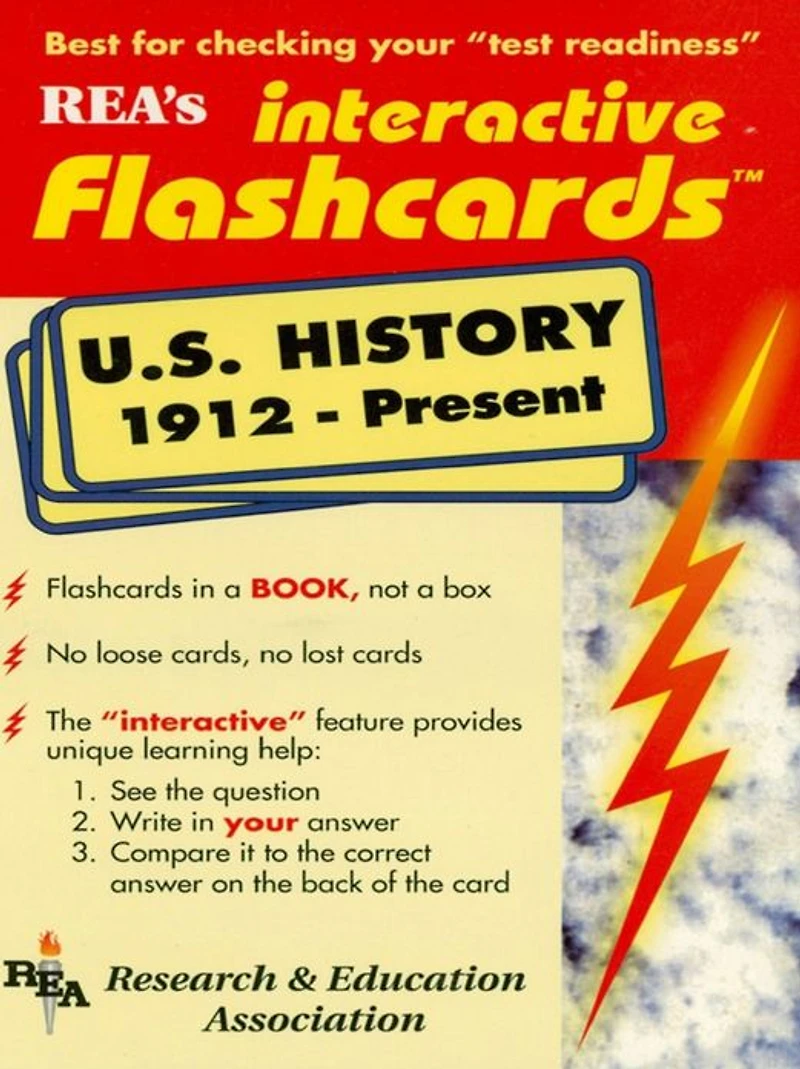 United States History 1912-Present Interactive Flashcards Book