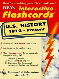 United States History 1912-Present Interactive Flashcards Book