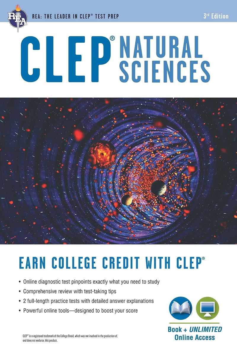 CLEP® Natural Sciences Book + Online
