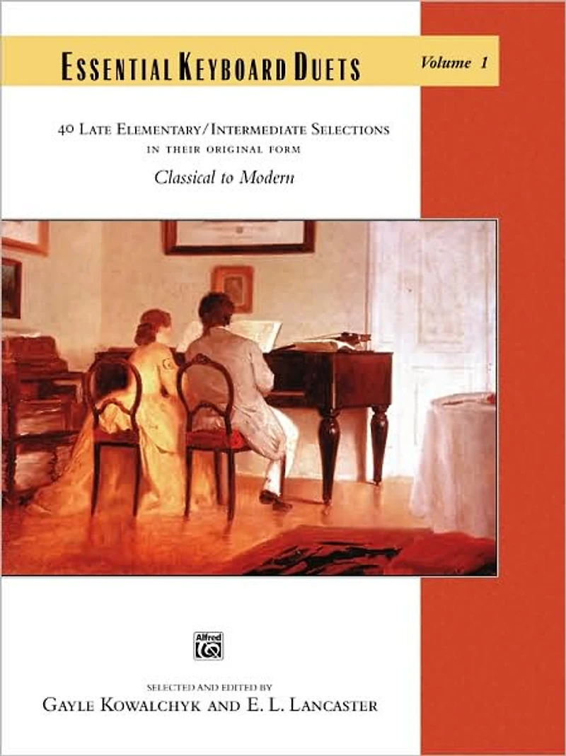 Essential Keyboard Duets, Vol 1: 40 Late Elementary / Intermediate Selections in Their Original Form, Comb Bound Book