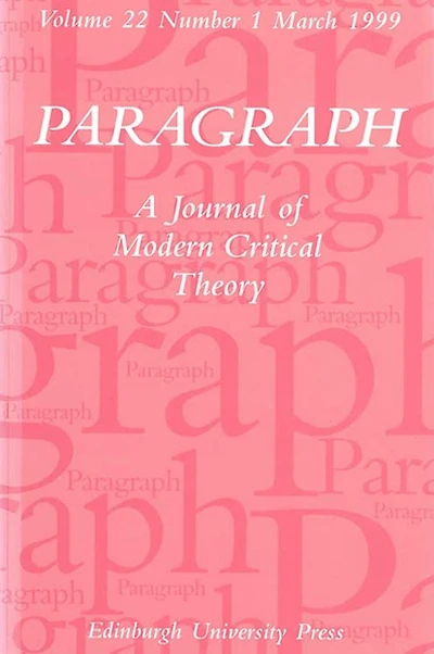 New British Hispanisms: Paragraph Volume 22, Issue 1