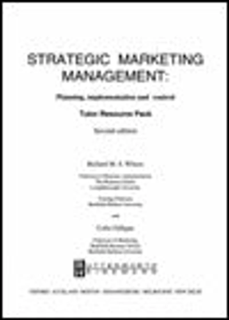 Strategic Marketing Management Tutor Resource Pack