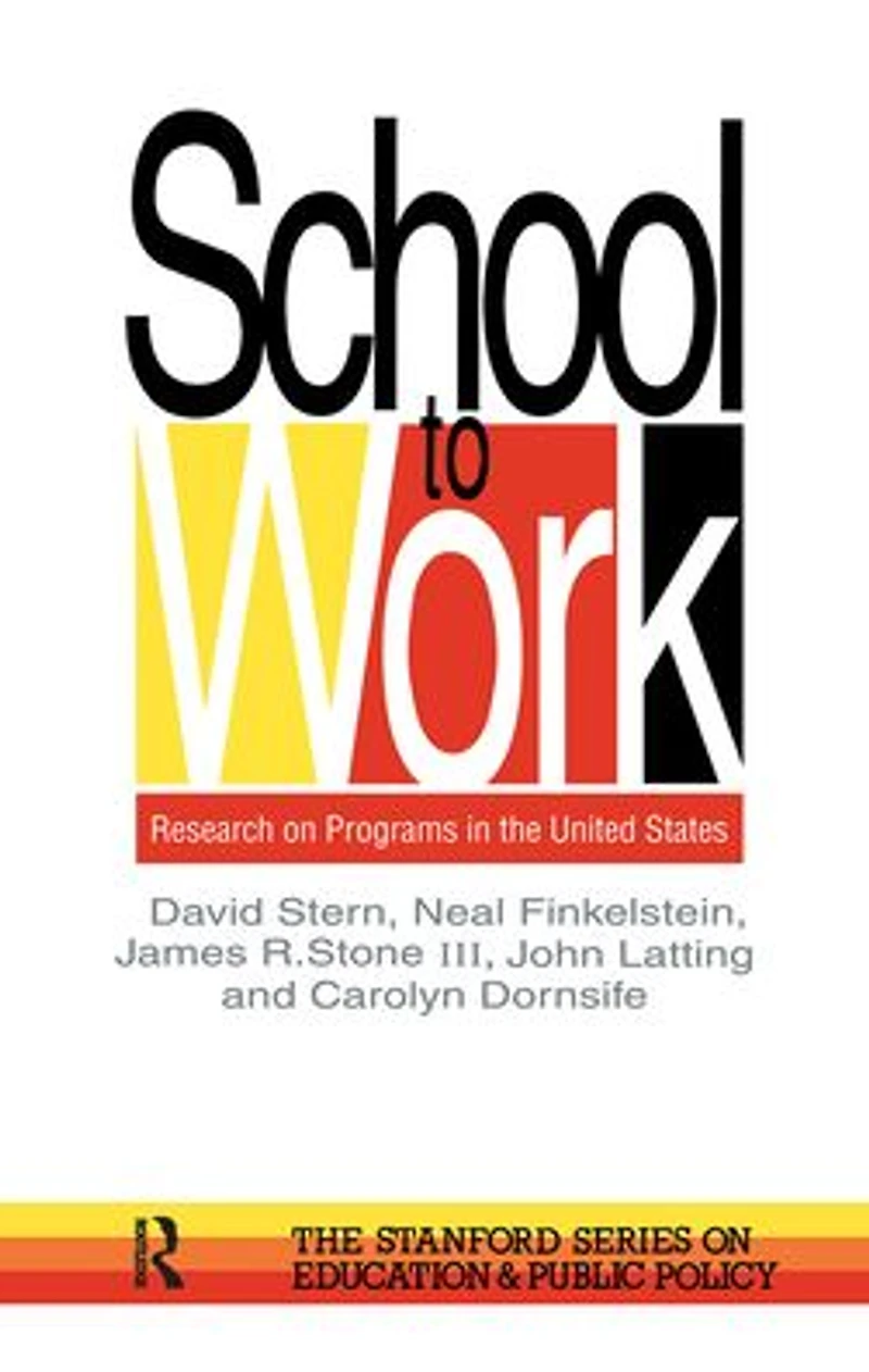 School To Work: Research On Programs The United States