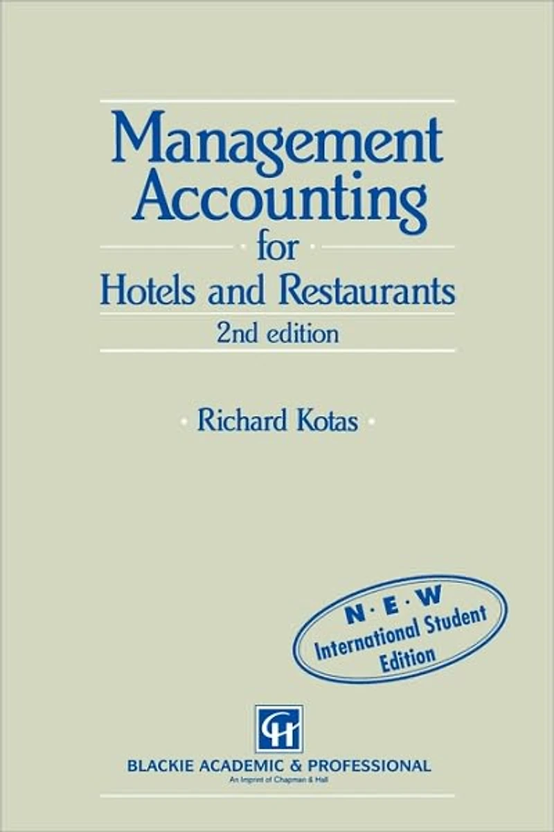Management Accounting for Hotels and Restaurants