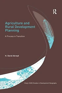 Agriculture and Rural Development Planning: A Process Transition