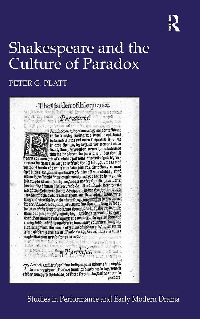 Shakespeare and the Culture of Paradox