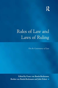 Rules of Law and Laws Ruling: On the Governance