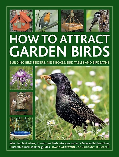How to Attract Garden Birds: What to Plant * Bird Feeders, Bird Tables Birdbaths * Building Nest Boxes * Backyard Birdwatching; with Illustrated Directories of Common Garden Birds