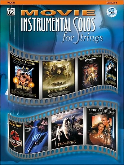 Movie Instrumental Solos for Strings: Violin, Book & CD