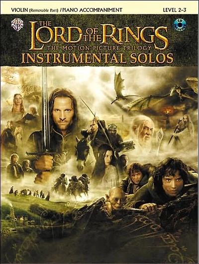 The Lord of the Rings Instrumental Solos for Strings: Violin (with Piano Acc.), Book & Online Audio/Software
