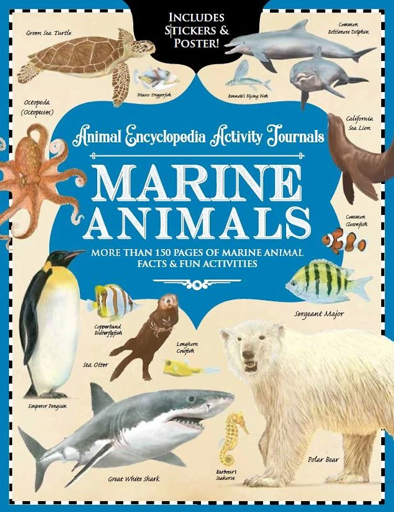 Animal Encyclopedia Activity Books: Marine Animals
