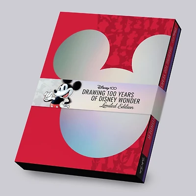 Drawing 100 Years of Disney Wonder Limited Edition: A retrospective collection of artwork featuring iconic Disney characters from the past 100 years