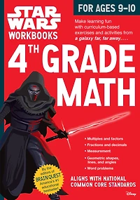 Star Wars Workbook: 4th Grade Math