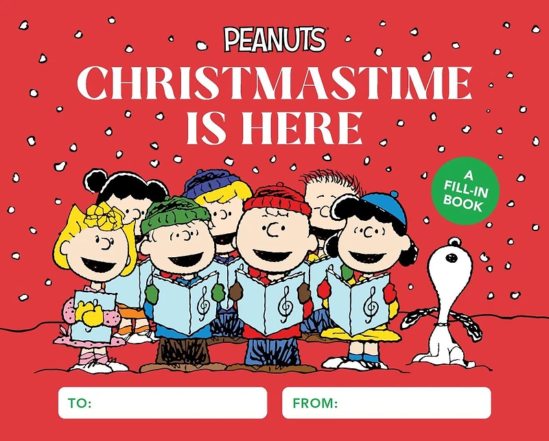 Peanuts: Christmastime Is Here: A Fill-In Book