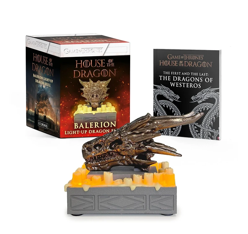 House of the Dragon: Balerion Light-Up Dragon Skull