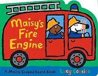 Maisy's Fire Engine: A Maisy Shaped Board Book (Fire Truck-Shaped Board Book About Maisy the Mouse's Firefighting Adventure for Toddlers, Preschoolers, and Kids Ages 2-5)