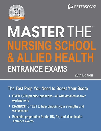 Master the Nursing School & Allied Health Entrance Exams