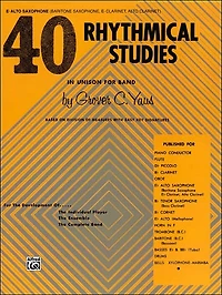 40 Rhythmical Studies: E-flat Alto Saxophone
