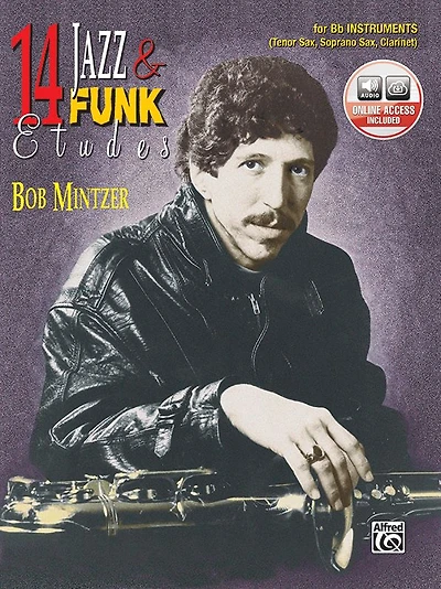 14 Jazz & Funk Etudes: B-flat Instrument (Tenor Sax, Soprano Sax, Clarinet), Book & Online Audio