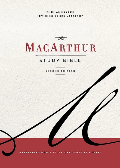 NKJV, MacArthur Study Bible: Unleashing God's Truth One Verse at a Time (Holy Bible, New King James Version)