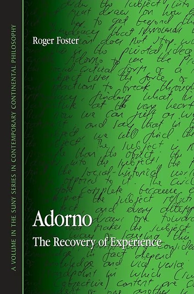 Adorno: The Recovery of Experience