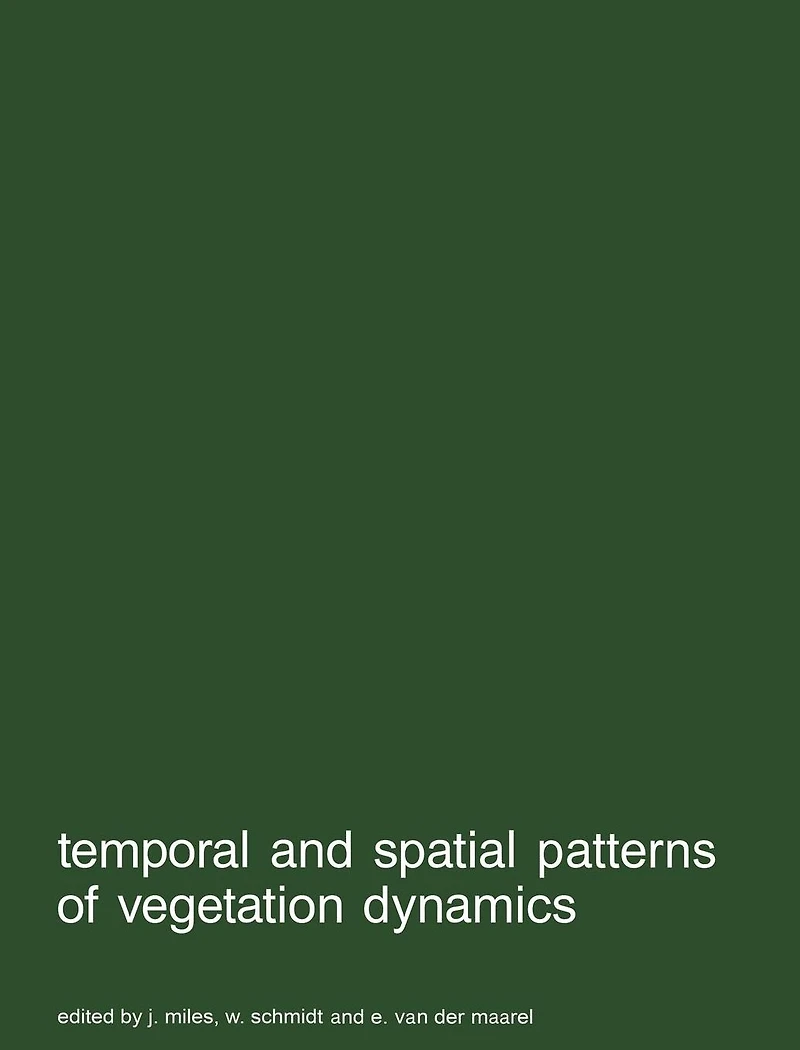 Temporal and spatial patterns of vegetation dynamics