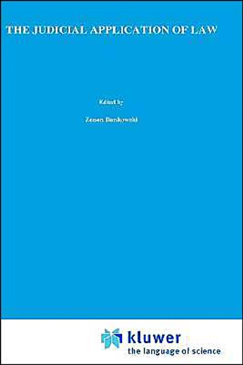 The Judicial Application of Law