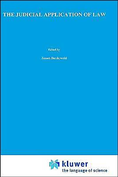 The Judicial Application of Law