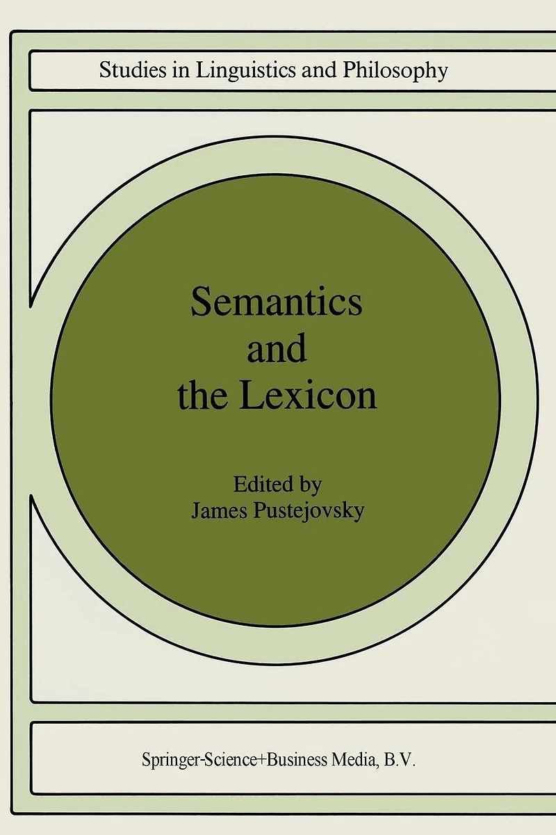Semantics and the Lexicon