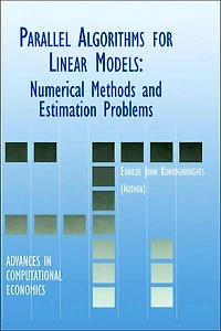 Parallel Algorithms for Linear Models: Numerical Methods and Estimation Problems